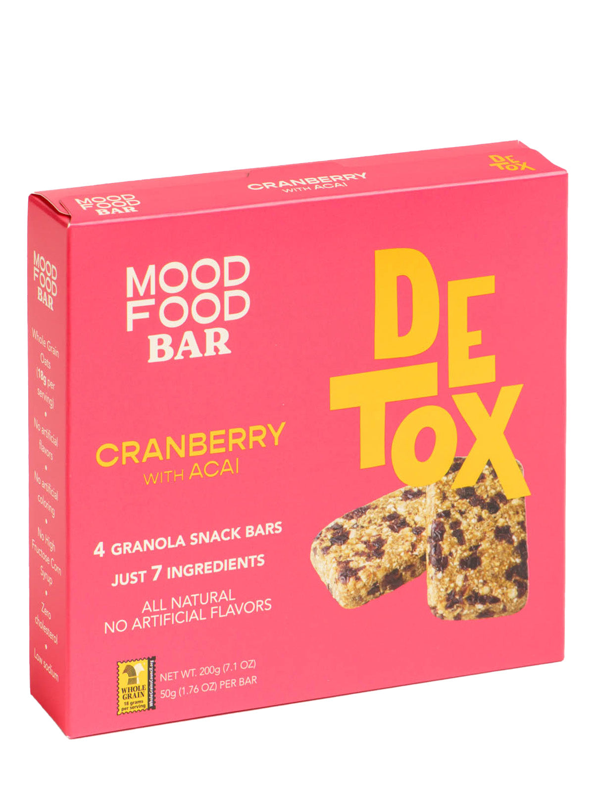 DETOX Cranberry with Acai (4 granola snack bars)