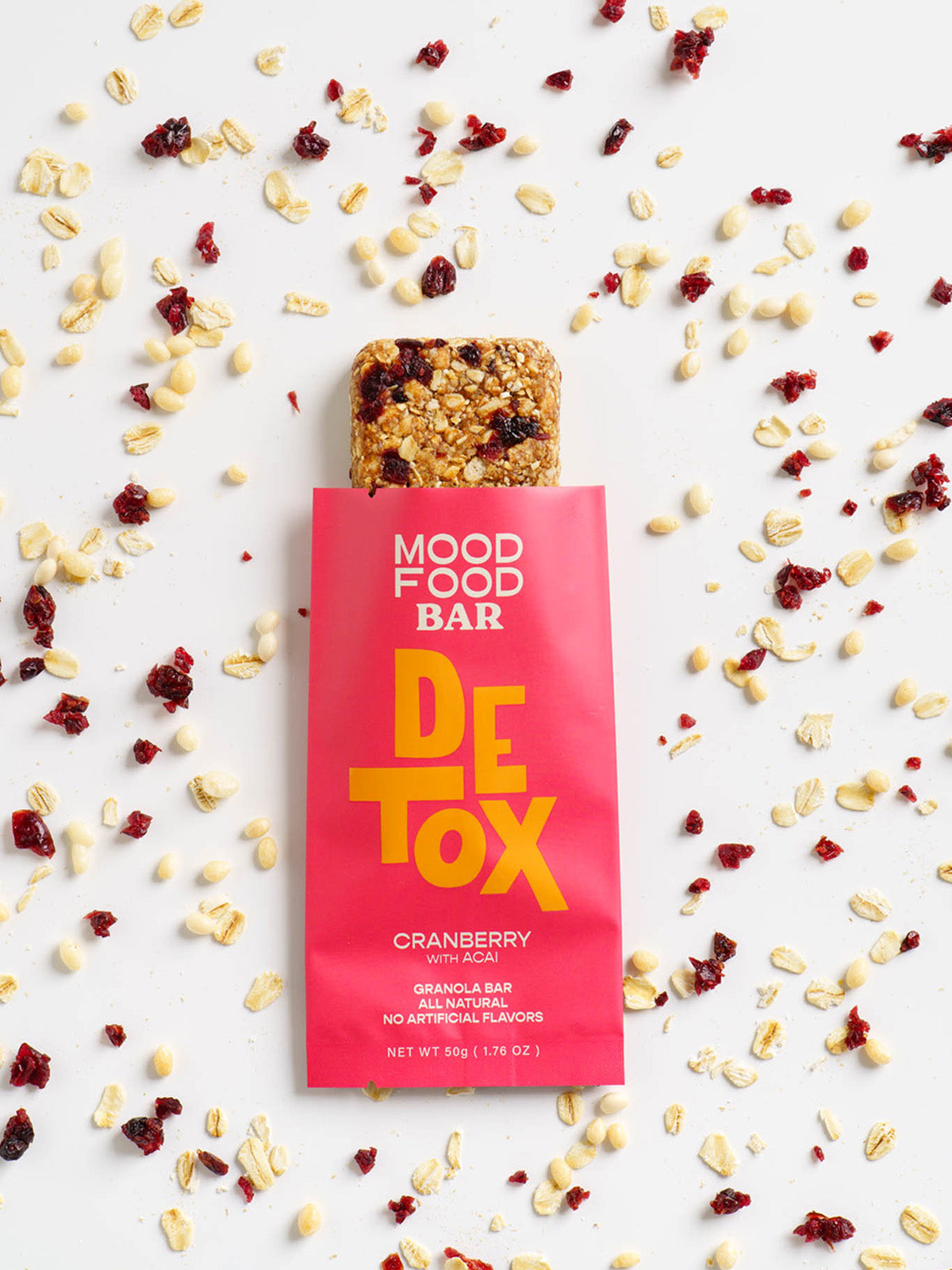 DETOX Cranberry with Acai (4 granola snack bars)