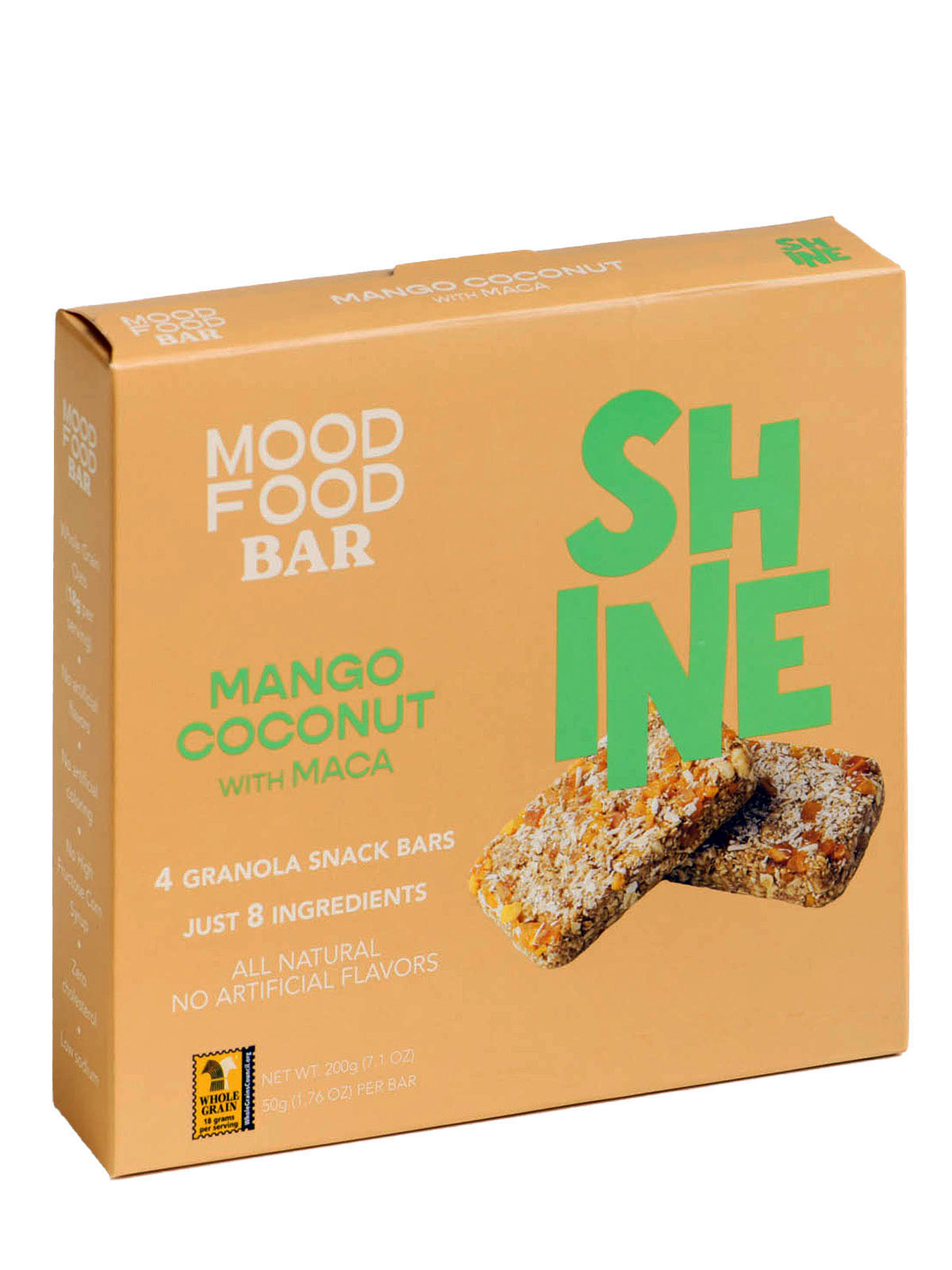 SHINE Mango Coconut with Maca (4 granola snack bars)