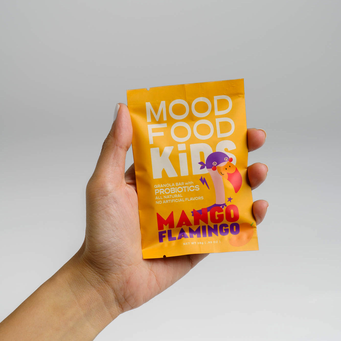 Mango Flamingo with Probiotics (4 granola snack bars)