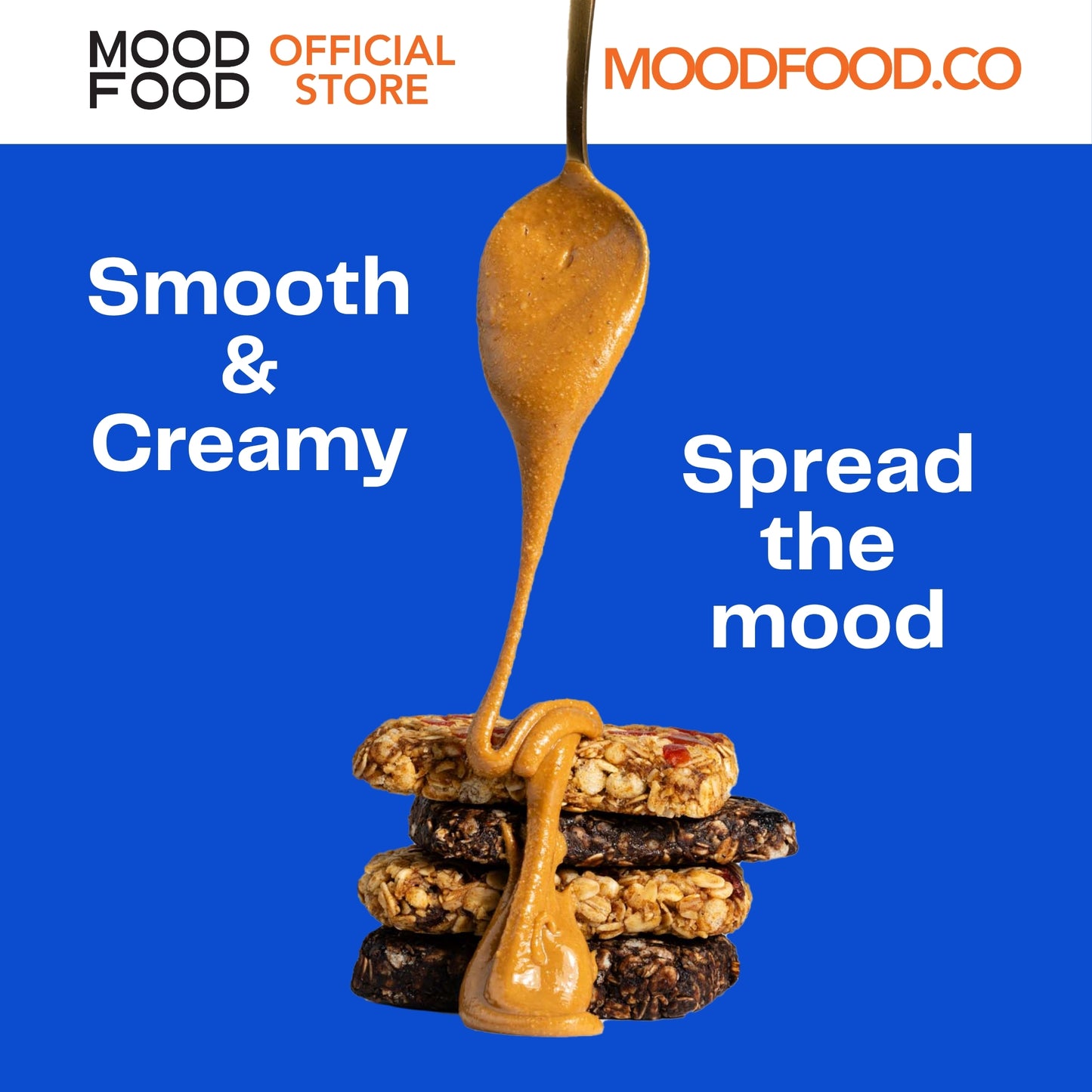 MOOD FOOD ENERGY High Protein - No Added Sugar Peanut Butter