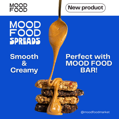 MOOD FOOD SPREADS ENERGY High Protein - No Added Sugar PEANUT BUTTER