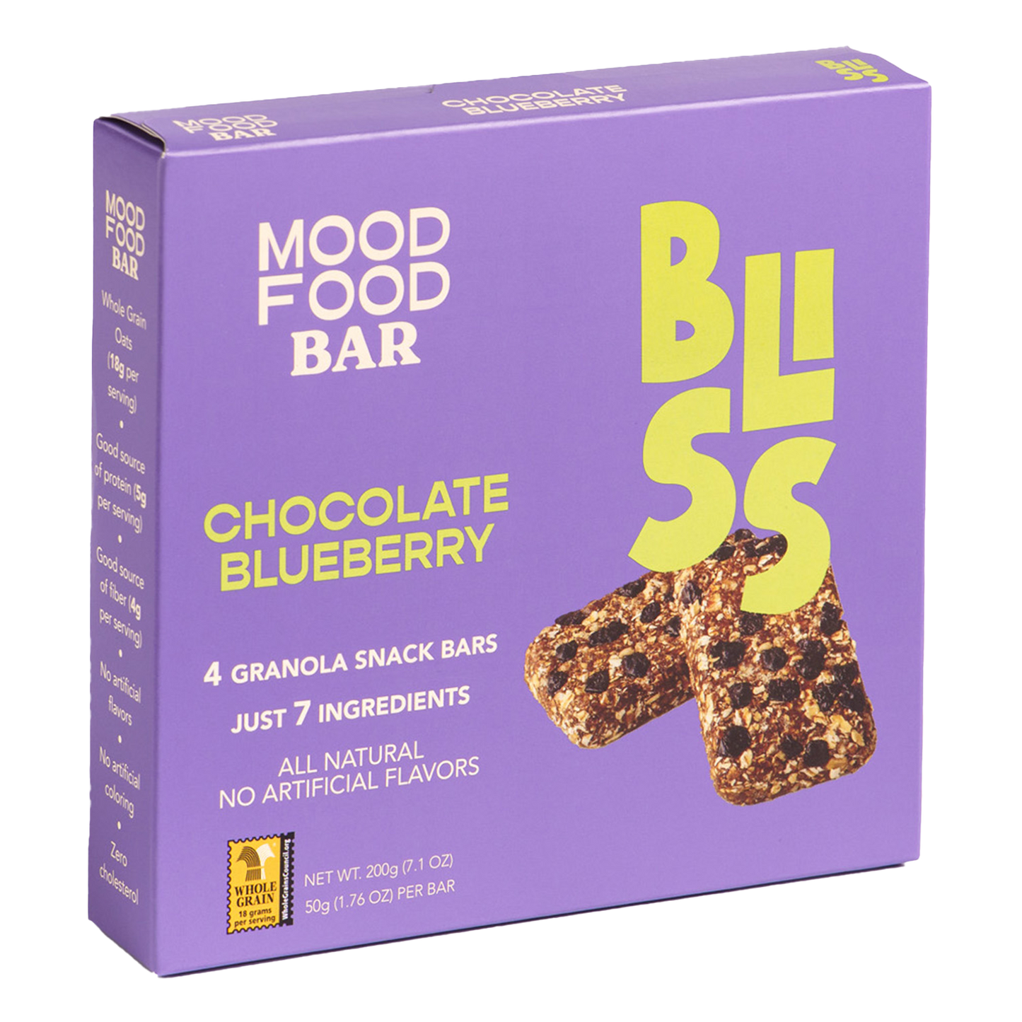 BLISS Chocolate Blueberry (4 granola snack bars)