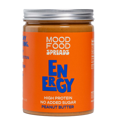 MOOD FOOD SPREADS ENERGY High Protein - No Added Sugar PEANUT BUTTER