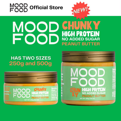 MOOD FOOD CHUNKY High Protein - No Added Sugar PEANUT BUTTER
