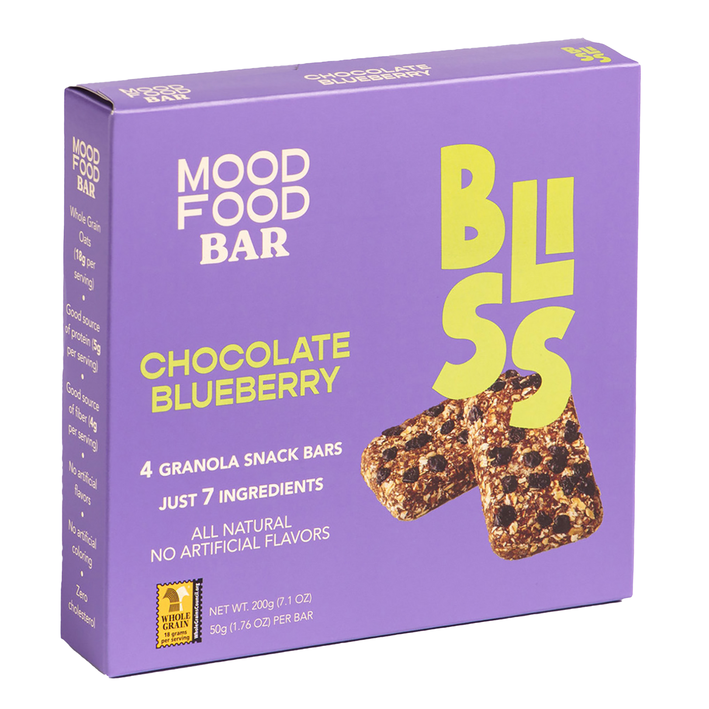 BLISS Chocolate Blueberry (4 granola snack bars)