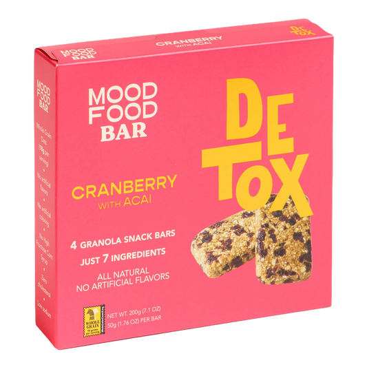 DETOX Cranberry with Acai (4 granola snack bars)