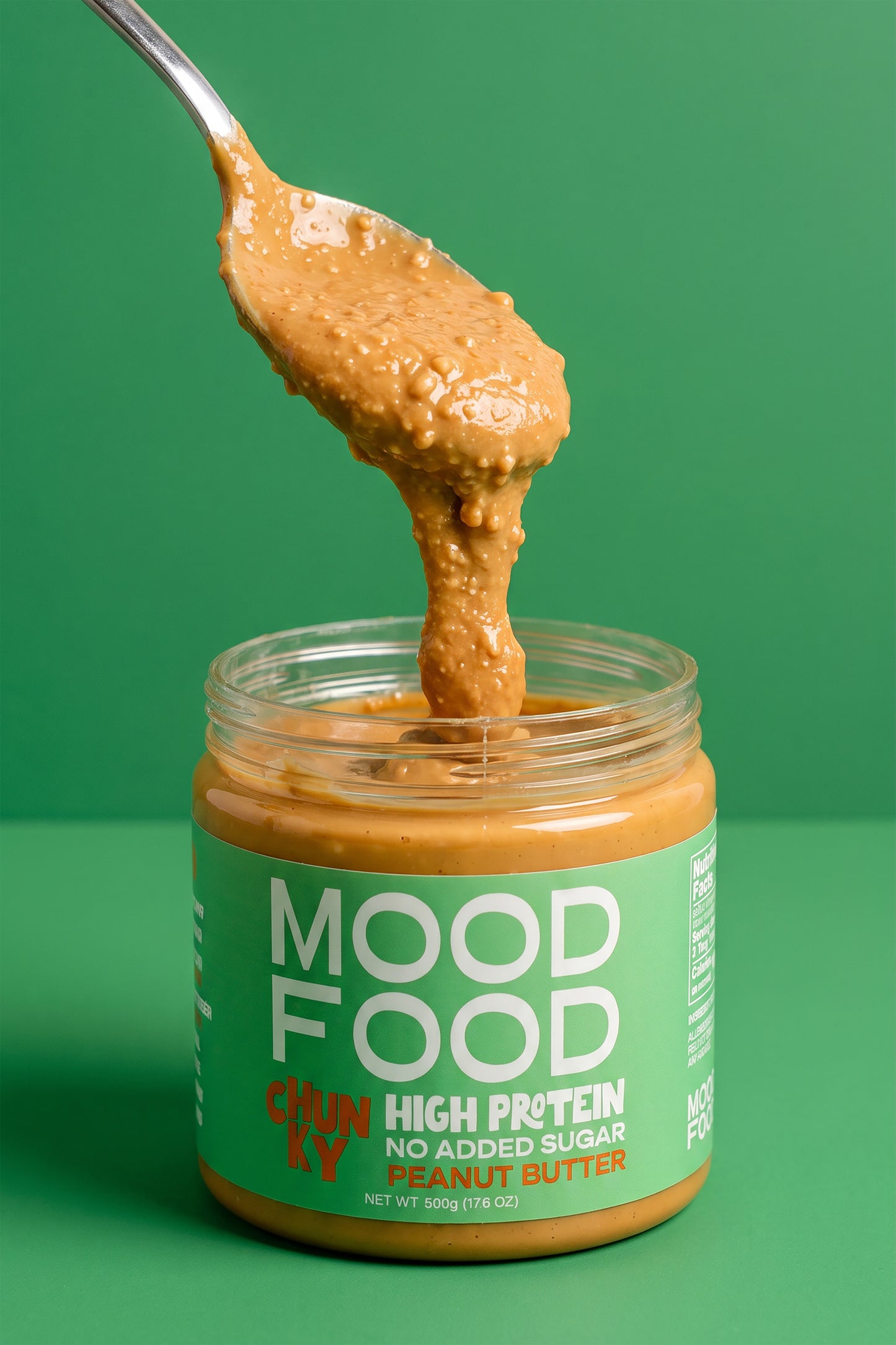 MOOD FOOD CHUNKY High Protein - No Added Sugar PEANUT BUTTER