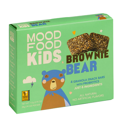 Brownie Bear with Probiotics (4 granola snack bars)